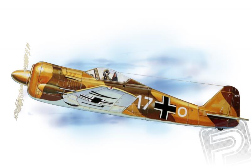 Focke-Wulf FW-190 (654mm) laser.vyřezávaný
