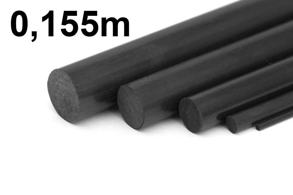 Uhlíková tyčka 8mm 0,155m