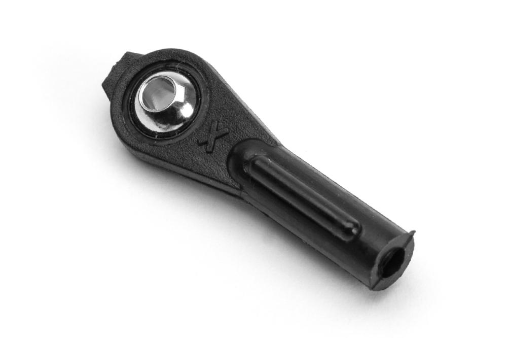 Plastový kloubek M2 s mosaznou kuličkou a vrtáním 2,0mm, 10 ks.