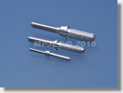 Inner threaded coupler for carbon tube 4x0,75, M2, 2pcs