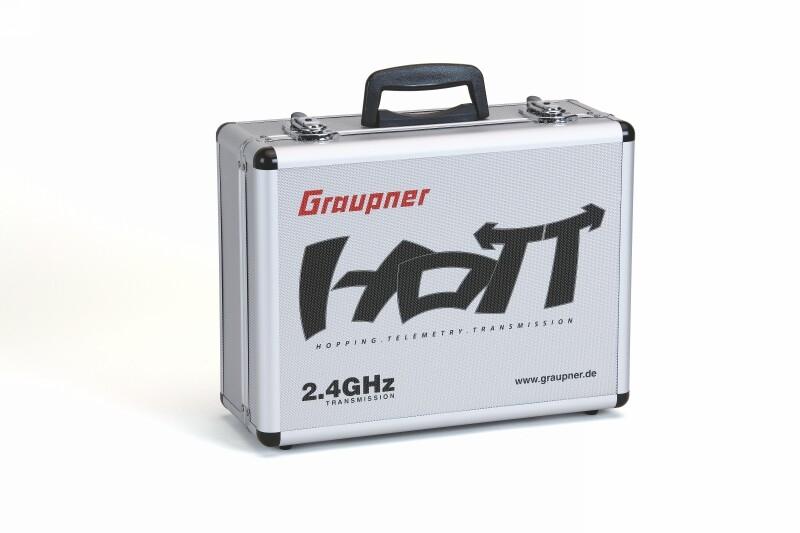Alu-vysílačový kufr GRAUPNER HoTT 400x300x150mm