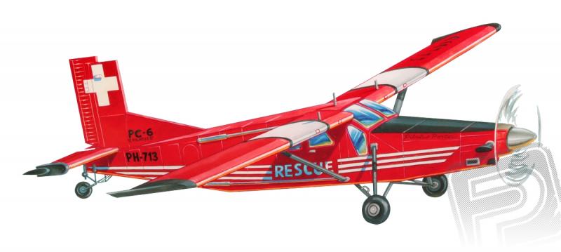 Pilatus PC6 TurboPorter laser. vyřezávaný 662mm