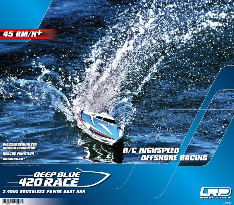 Plakát DEEP BLUE 420 RACE od LRP
