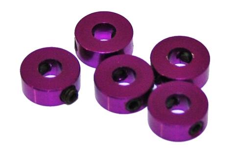 Stavěcí kroužeky dural 4 mm fialové (5 ks.)
