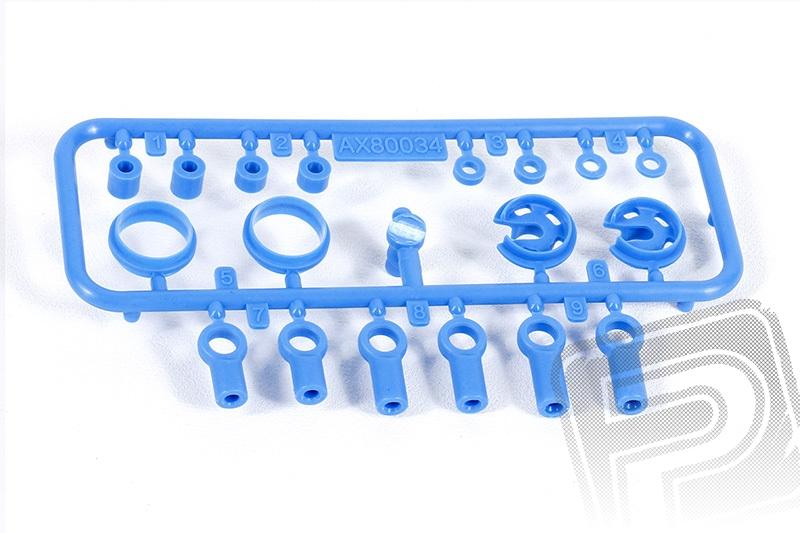 10mm modré plastové díly tlumičů