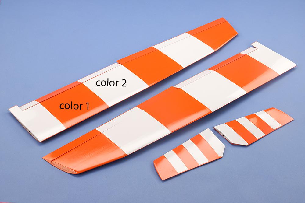 Extra charge for special covering (stripes) for model Challenger on the underside of the wing and elevator