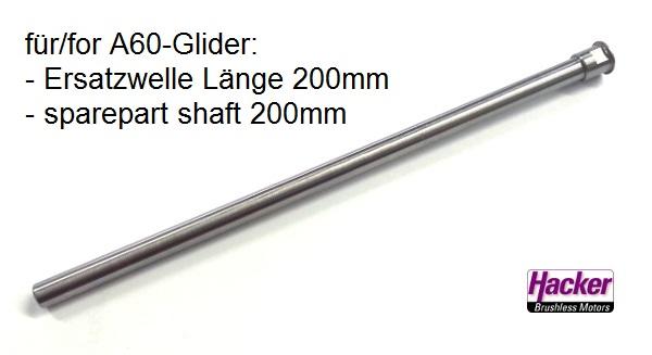Hřídel pro A60-L-Glider (200mm)