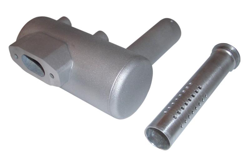 Kompaktní tlumič pro motor MVVS 80 cm3