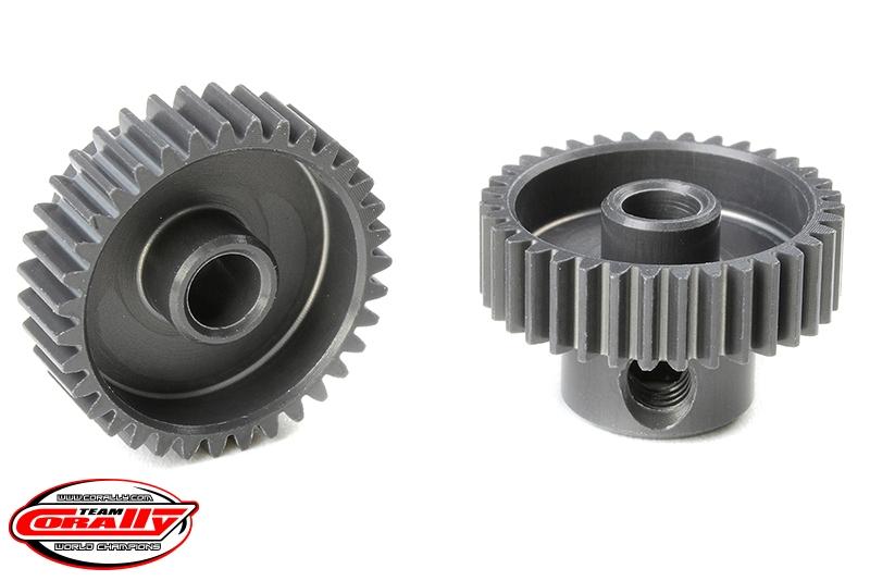 Hliníkový 7075 T6 tvrzený pastorek 35 zubů (modul 64DP)