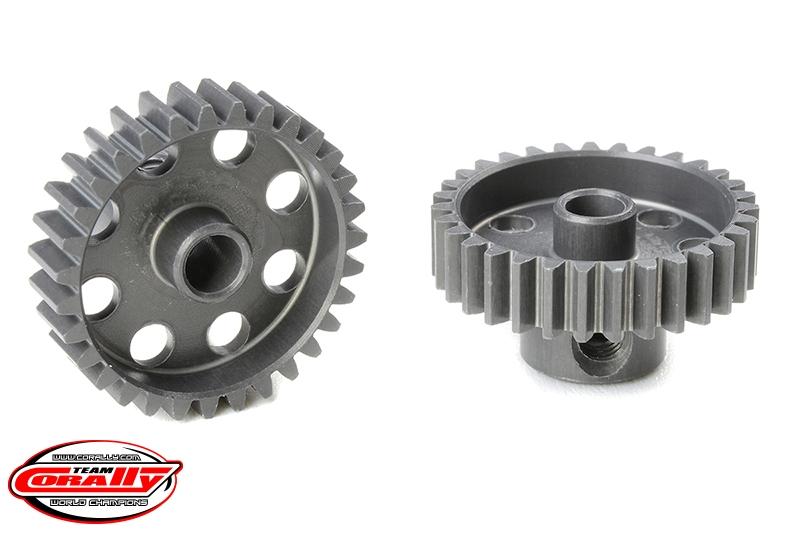 Hliníkový 7075 T6 tvrzený pastorek 31 zubů (modul 48DP)