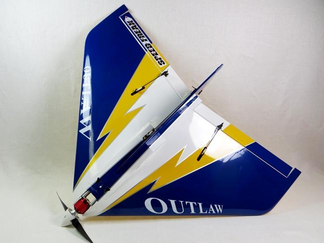 36" E-Outlaw V2 - Modrá/Žlutá 0,94m