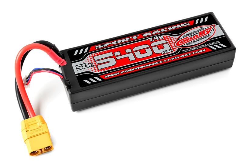 Power Racing 50C - 5400mAh-7,4V-LiPo Stick Hardcase-XT90