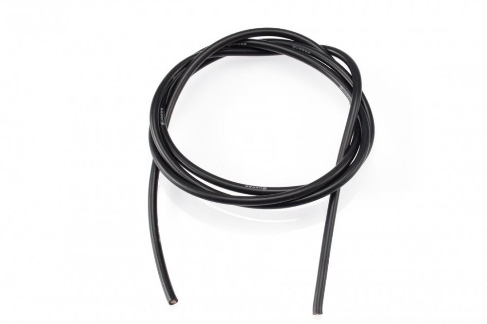14AWG/2,1qmm silikon kabel (černý/1m)