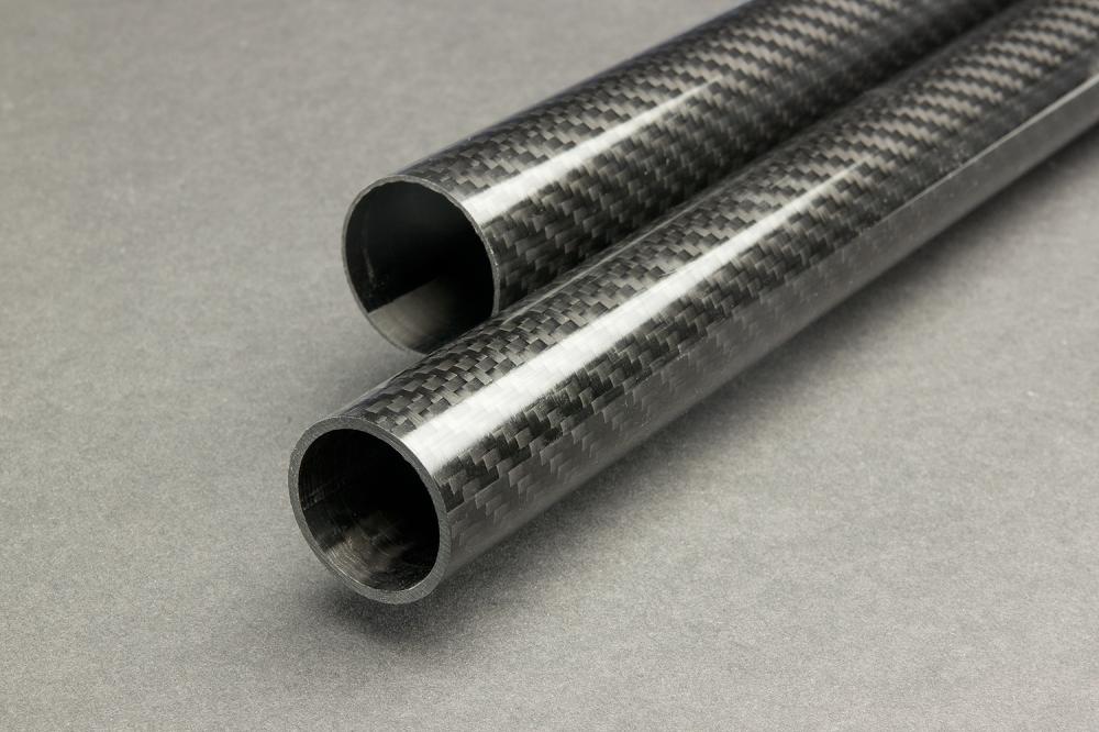 3K Uhlíková trubka 30x27mm 1m Lesklý povrch
