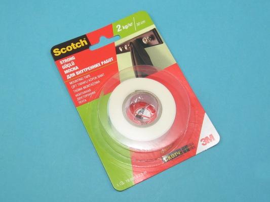 3M Oboustranná páska Scotch STRONG 19mm x 1,5m