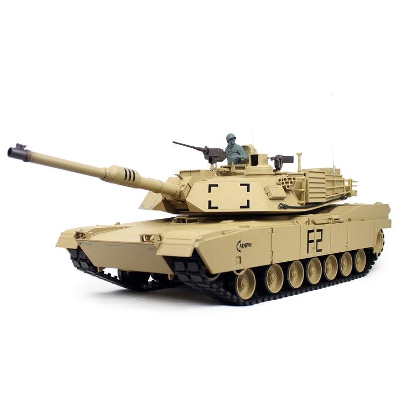 TORRO tank 1/16 RC M1A Abrams písečná kamufláž - BB Airsoft+IR (kovové pásy)