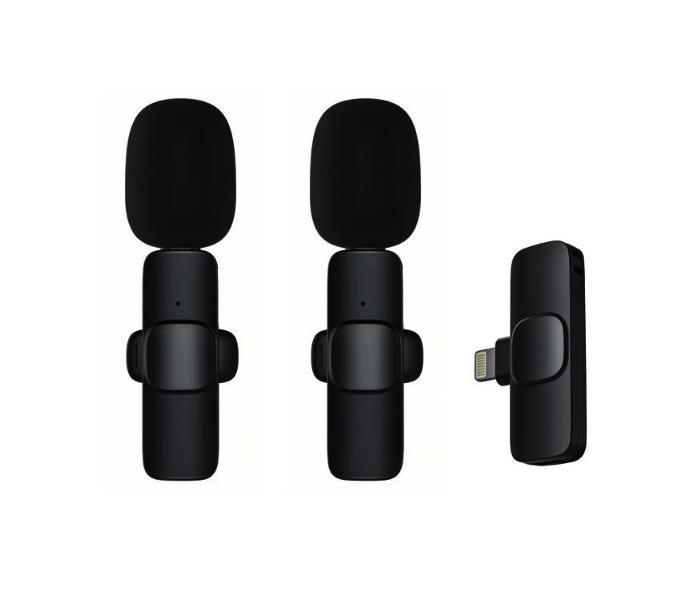 2v1 Lightning Lavalier Wireless Microphone (With Battery)