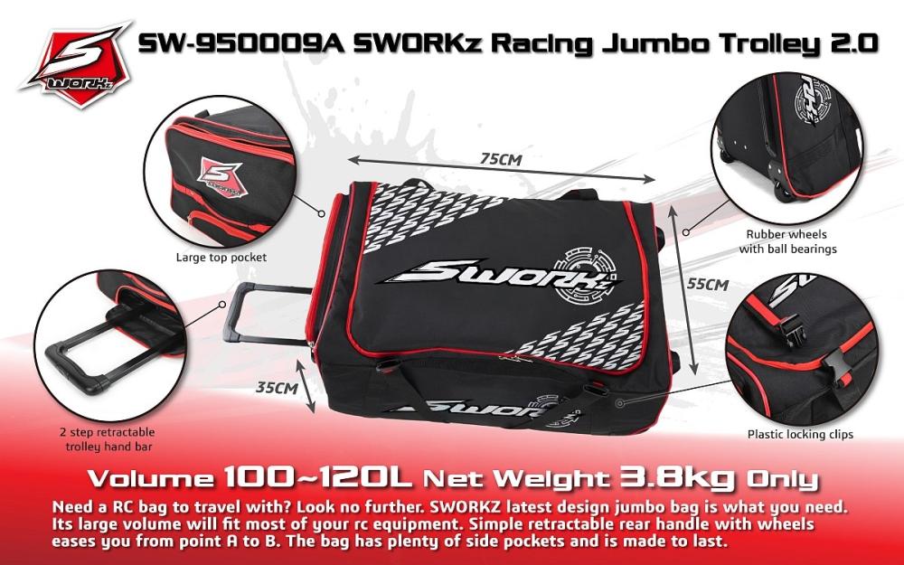 SWORKz Racing Jumbo Trolley II, 1 ks.