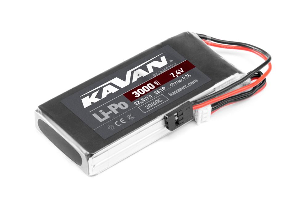 KAVAN Li-Po 3000mAh/7,4V 30/60C RX