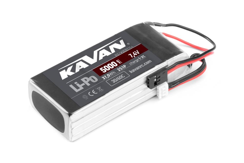 KAVAN Li-Po 5000mAh/7,4V 30/60C RX