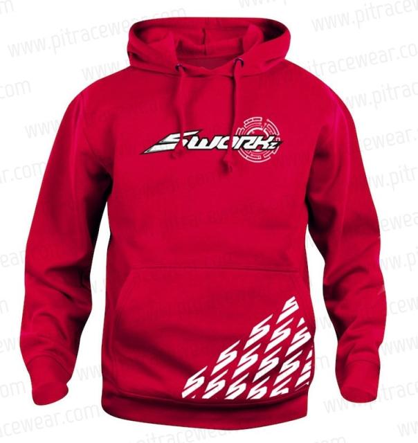 SWORKz Original čevený SWEATER velikosti S