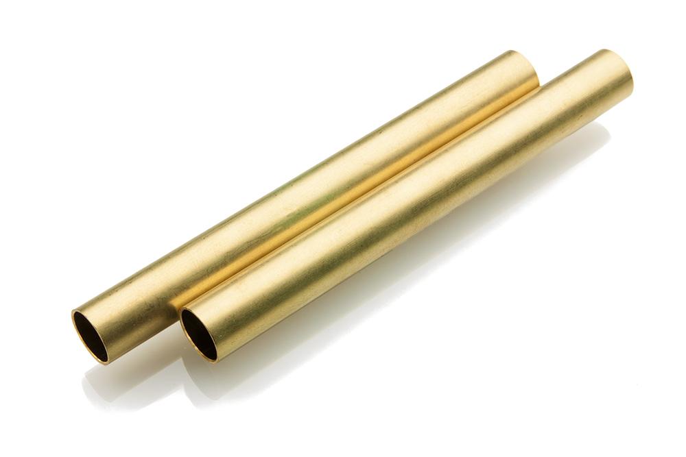 Brass tube Hard 9.0x8.00x82.0mm 2pcs