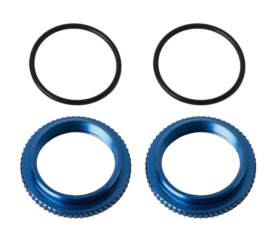 13mm samotné hliníkové kroužky včetně těsnění pro olejové tlumiče, modré