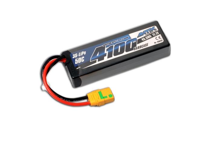 ANTIX by LRP 4100mAh - 11.1V - 50C LiPo Car Stickpack Hardcase - XT90 konektor