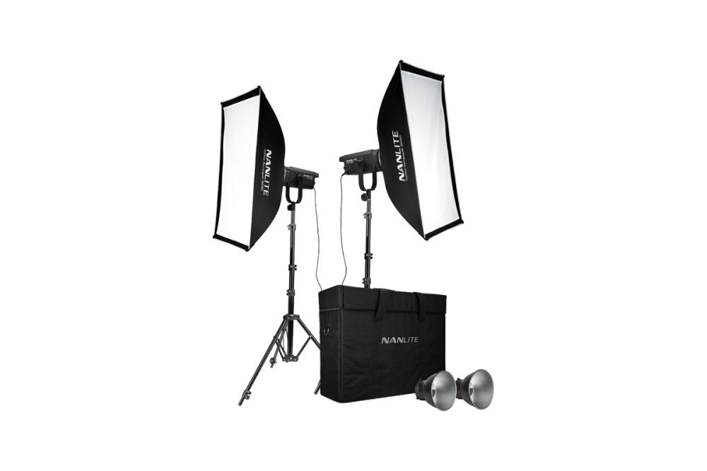 Nanlite FS-150 Sada 2 LED svetel se stojany a softboxy