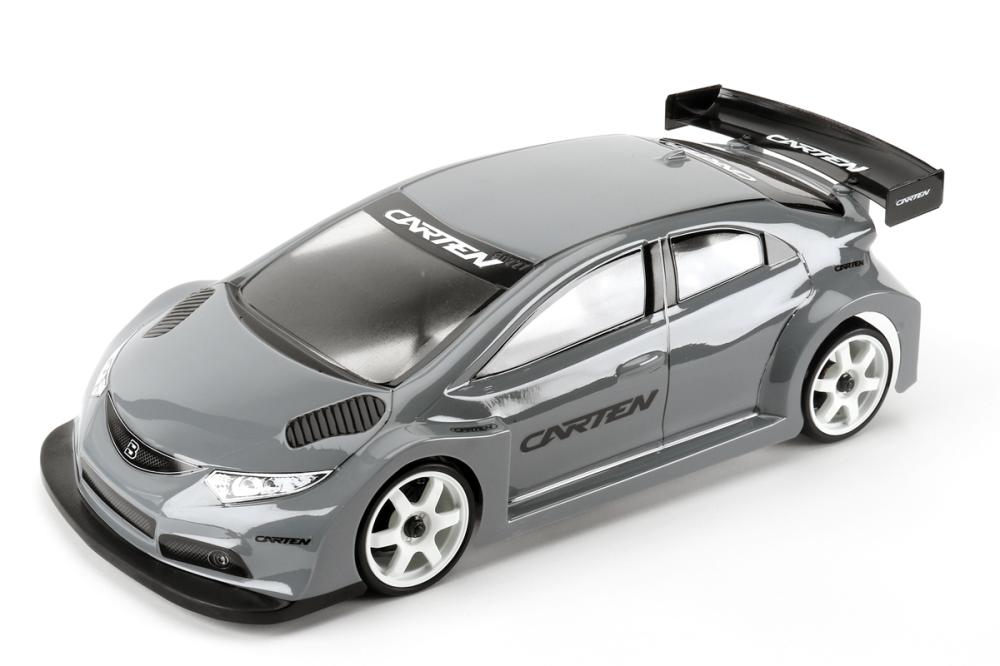 CARTEN MK9 Hatchback 1/10 TC 190mm čirá lexanová karosserie