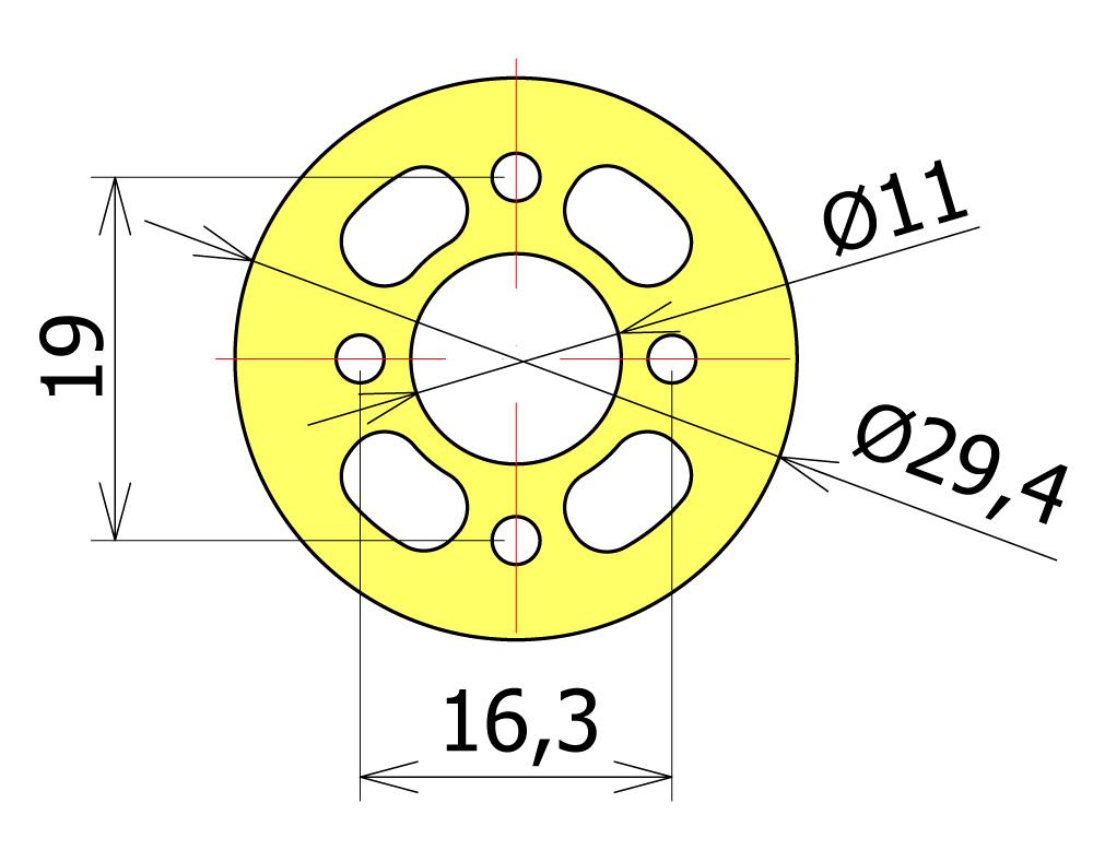 Motorová přepážka ø 29,4mm Stinger