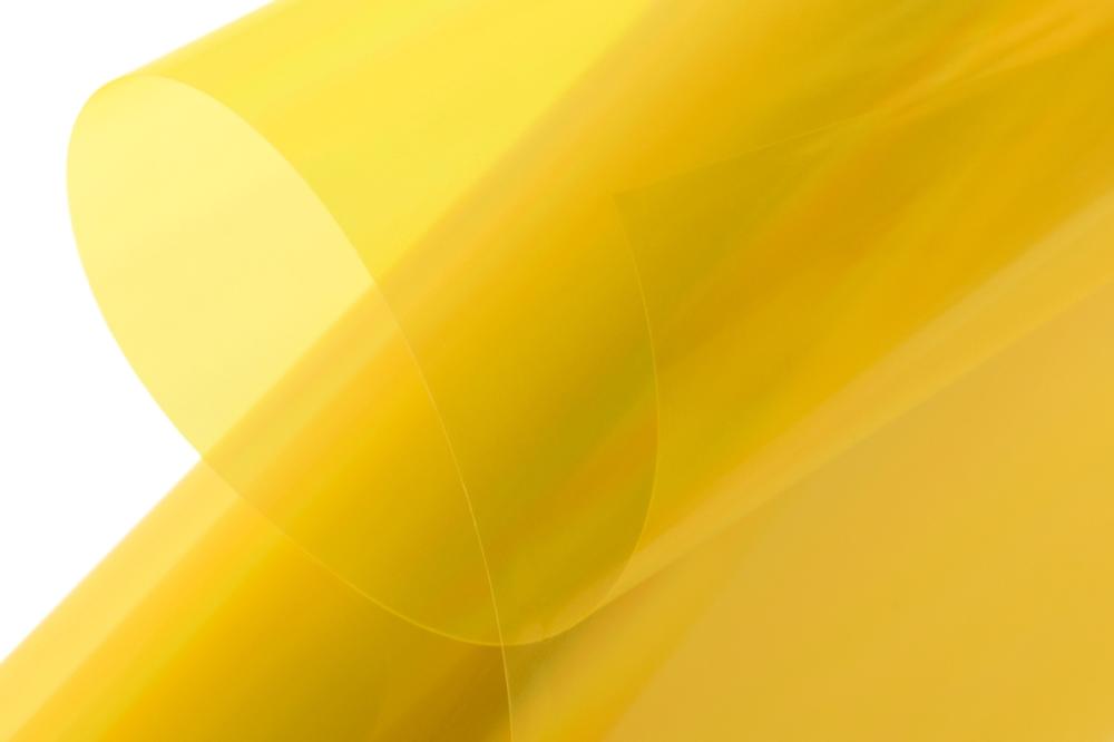 KAVAN covering film 2m - transparent yellow