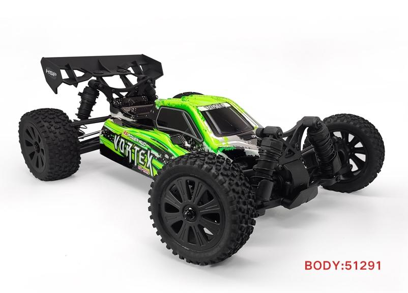 HSP Vortex 1/10 RTR Buggy, Zelená