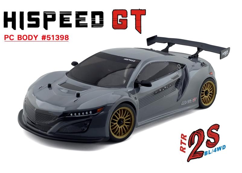 HSP GT PRO 1/10 RTR On-road, Šedý