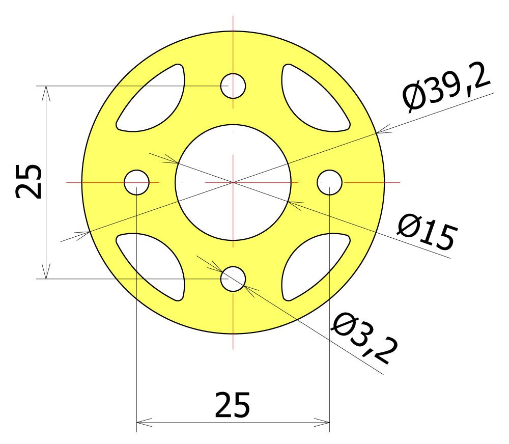 Motorová přepážka ø 39,2mm Canada