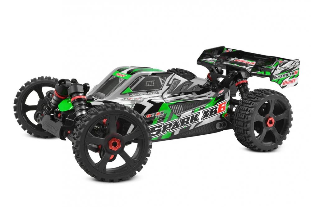 SPARK XB-6S - BUGGY 4WD - RTR - zelená