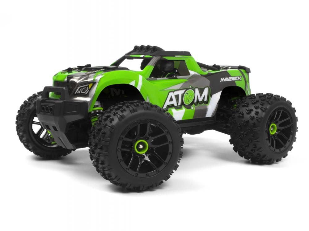 Maverick Atom 1/18 4WD Electric Truck - Zelený