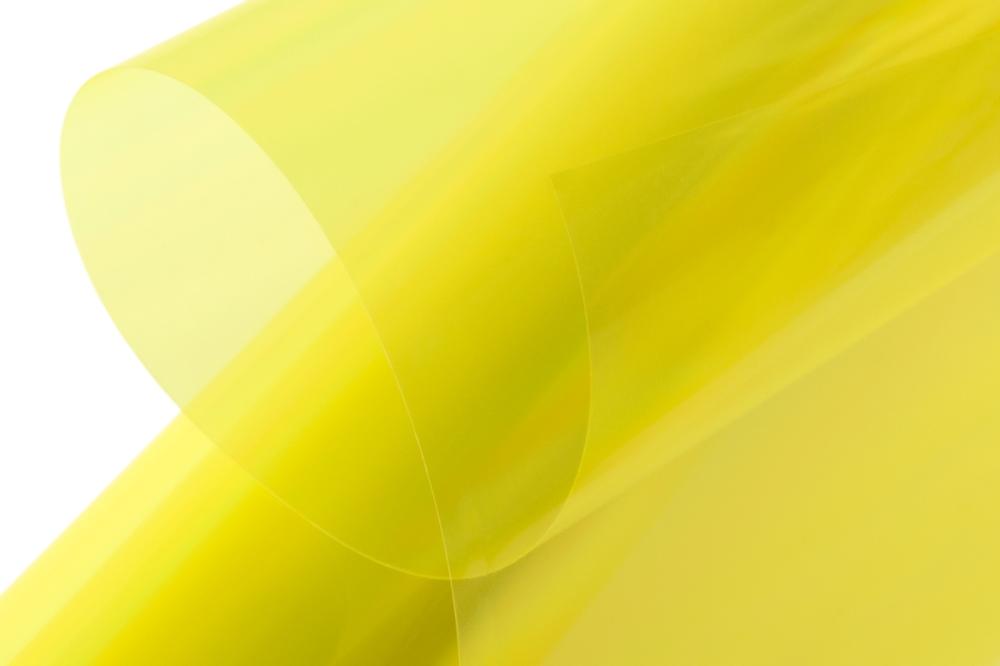 KAVAN covering film 100m - transparent bright yellow