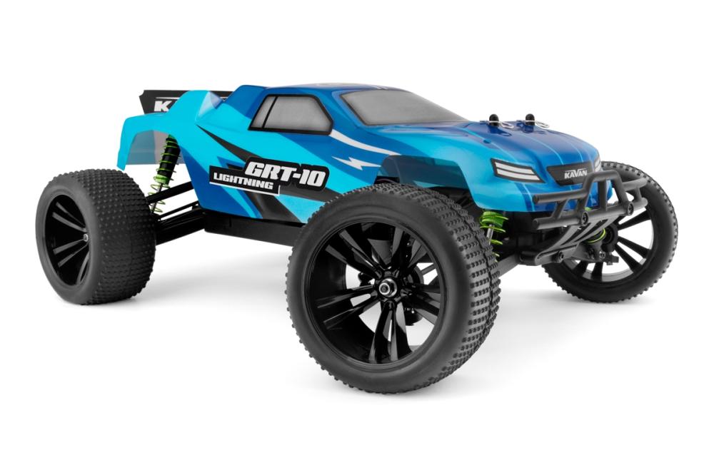 KAVAN GRT-10 Lightning Brushless 2,4 GHz 4WD Truggy 1:10 - Modrý