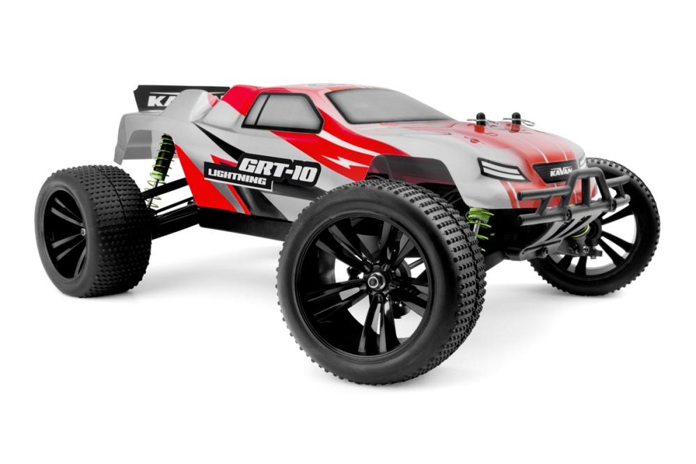 KAVAN GRT-10 Lightning Brushless 2,4 GHz 4WD Truggy 1:10 - Červený