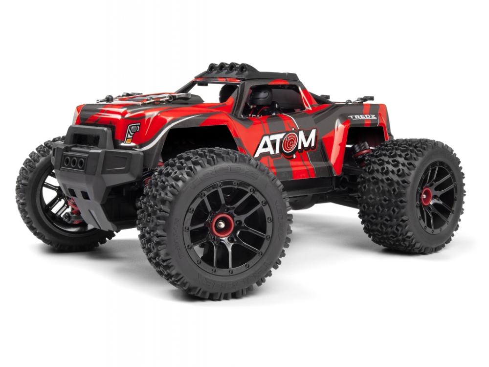 Maverick Atom AT1 1/18 4WD Electric Truck - Červený