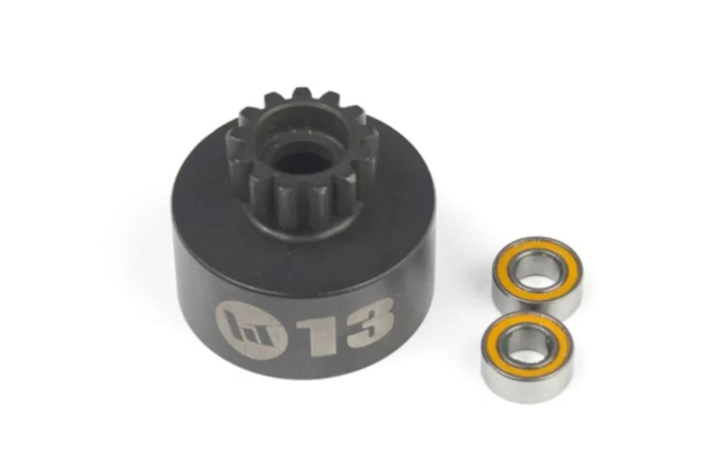 Spojkový bubínek uzavřený 13 zubů včetně kulič. ložisek