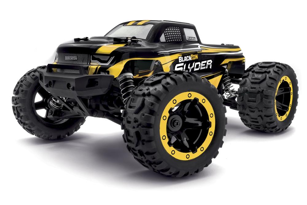 Slyder MT 1/16 4WD Electric Monster Truck - Žlutý