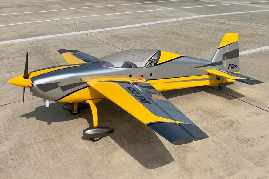 115" Extra NG 2920mm 150cc Žluto-Stříbrná