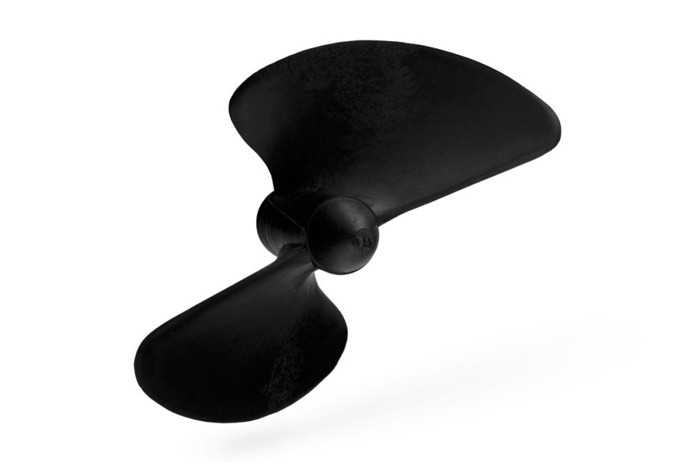 Závodní lodní šroub 2 listý, levý, stoupání 48mm, 50,0mm/M4