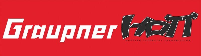 Banner reklamní "Graupner HOTT" 3400x960mm