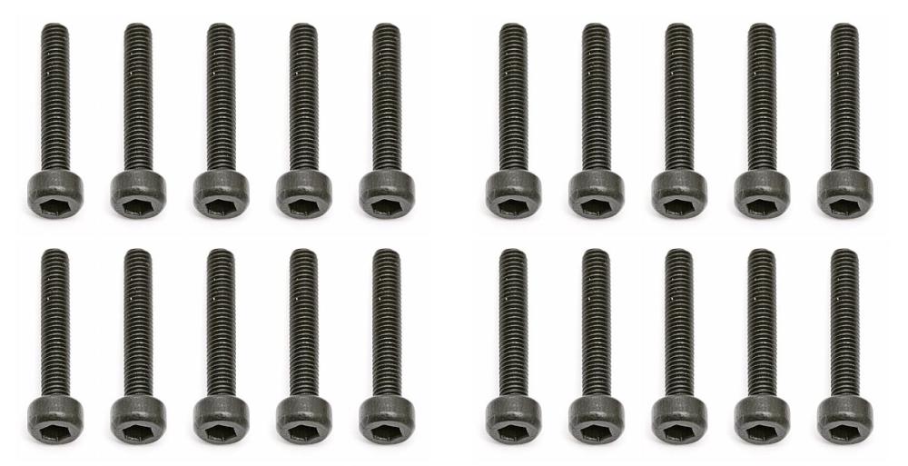 M3x18mm šroub s imbusouvou půlkulatou hlavou, 10ks.