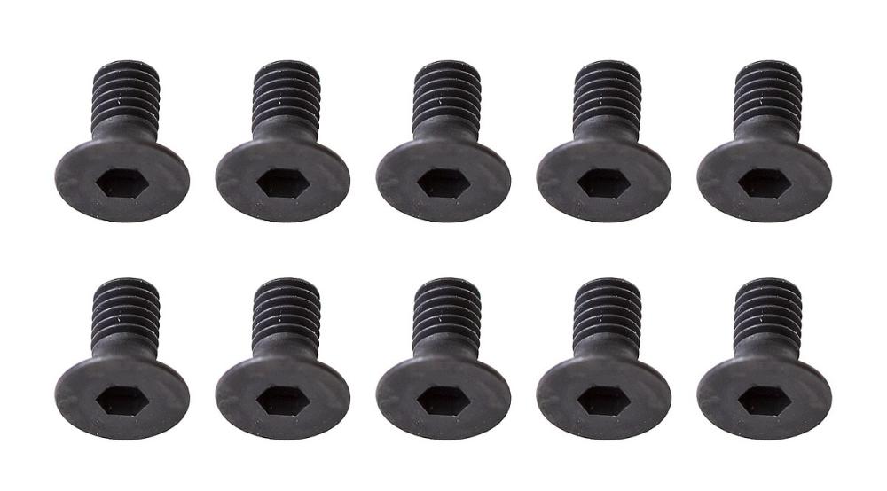 M2,5x8mm šroub s imbusouvou zápustnou hlavou, s 2mm bez závitu, 10ks.