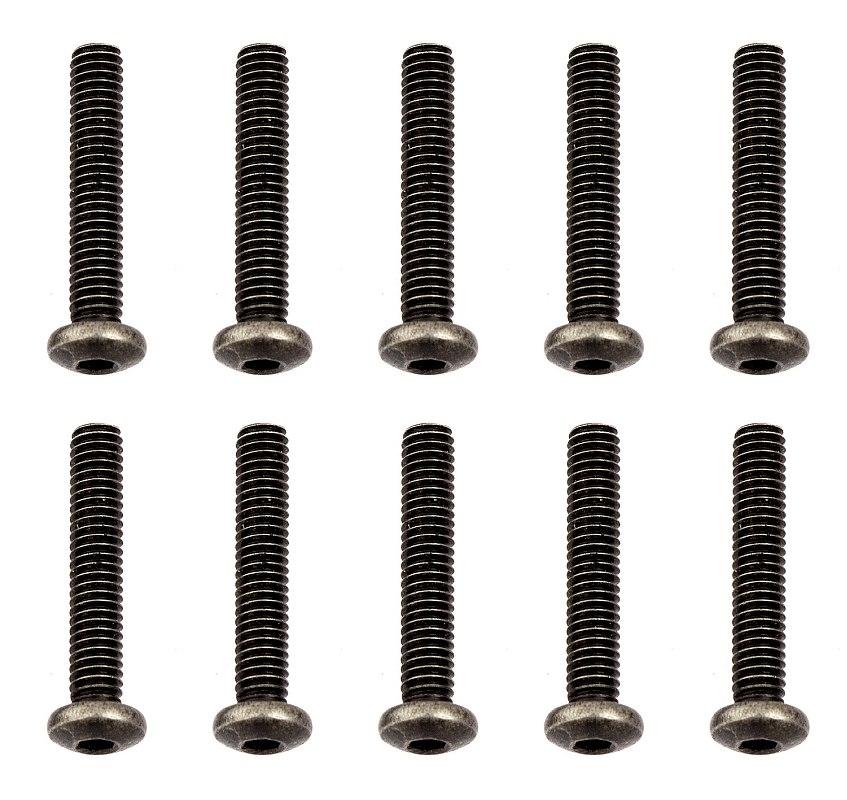 M2,5x14mm šroub s imbusouvou půlkulatou hlavou, 10ks.