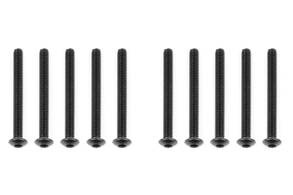 M3x28mm šroub s imbusouvou půlkulatou hlavou, 10ks.